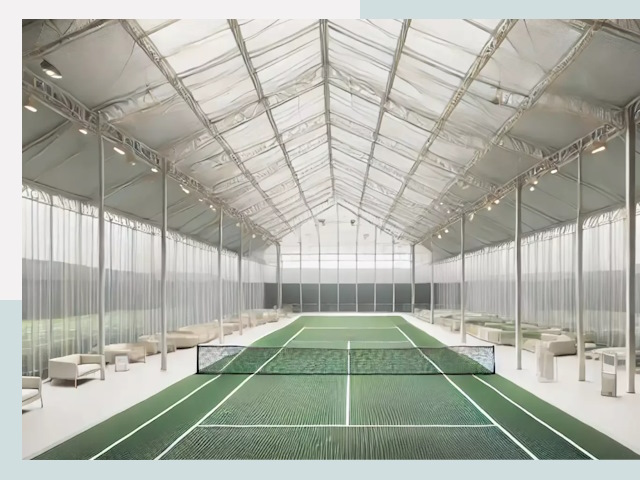 Строительство теннисных кортов в Междуреченске