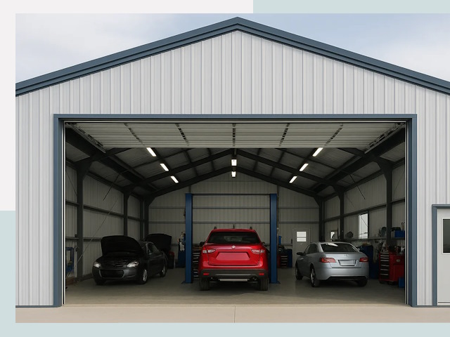 Ангары из сэндвич панелей от 606 руб. в Междуреченск