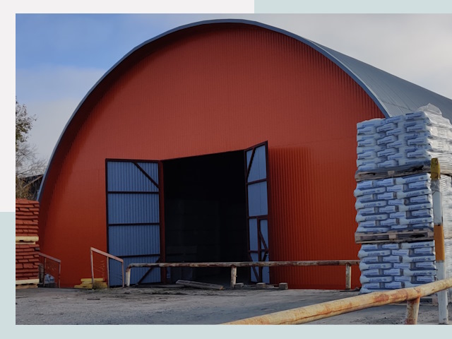 Полукруглые ангары по цене от 606 руб. в Междуреченск