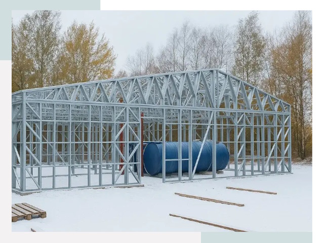 Металлические ангары в Междуреченске