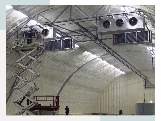 Оснащение ангаров в Междуреченске