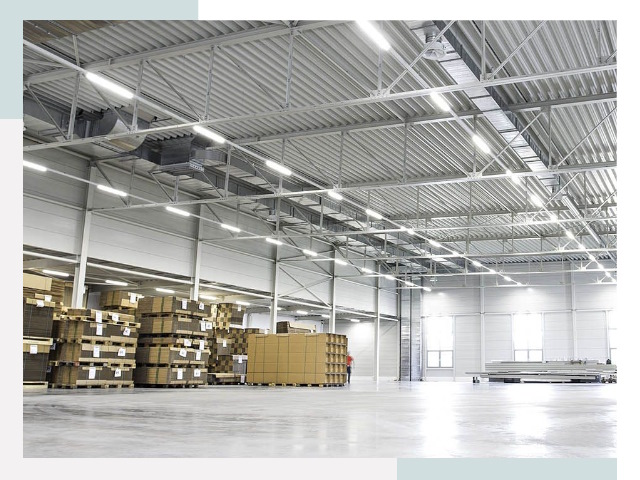 Освещение ангаров в Междуреченске