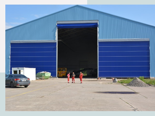 Ангарные ворота в Междуреченск от СтальСтрой-Мжд по цене 606 руб.